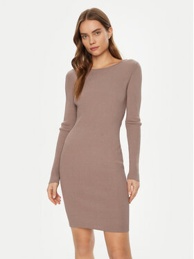 Guess Guess Rochie tricotată W5RK21 Z3L10 Bej Regular Fit