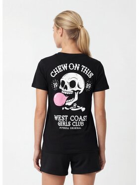 PITBULL PITBULL T-Shirt CHEW ON THIS Czarny Regular Fit