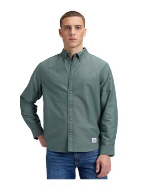 Lee Lee Koszula 112386441 Zielony Relaxed Fit