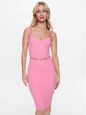 Elisabetta Franchi Elisabetta Franchi Koktejlové šaty AB-410-32E2-V400 Ružová Slim Fit
