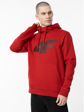 4F 4F Džemperis 4FAW23TSWSM694 Raudona Regular Fit