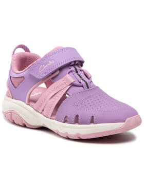 Clarks Clarks Sandały Rock Surf K 261576576 Fioletowy
