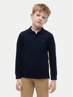 Tommy Hilfiger Tommy Hilfiger Polo KB0KB09664 Granatowy Regular Fit