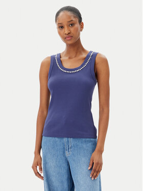 Marella Marella Top Dede 2515941032 Granatowy Regular Fit