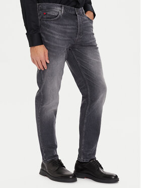 HUGO HUGO Jeans hlače 50547274 Siva Tapered Fit