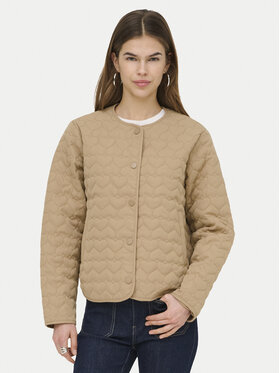 ONLY ONLY Pārejas jaka Heart 15366265 Bēšs Regular Fit