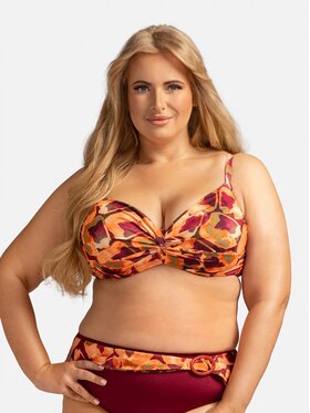 Feba Feba Bikini pezzo sopra FG90 Bordeaux