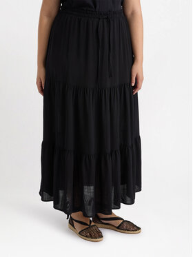 Fiorella Rubino Fiorella Rubino Gonna maxi 1000L000513N033 Nero A-Line Fit