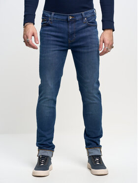 BIG STAR BIG STAR Jeansy ronan_632 Granatowy Slim Fit