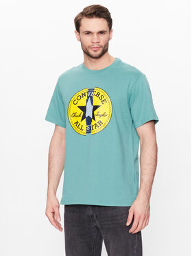 Converse Converse T-shirt Classic Remix 10025488-A03 Verde Standard Fit