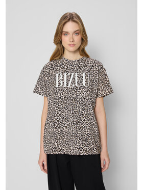 BIZUU BIZUU T-Shirt KIRAL Brązowy Standard Fit