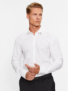 Hugo Hugo Košeľa Ermo 50495900 Biela Slim Fit
