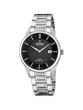 Festina Festina Zegarek F20067-6 Srebrny