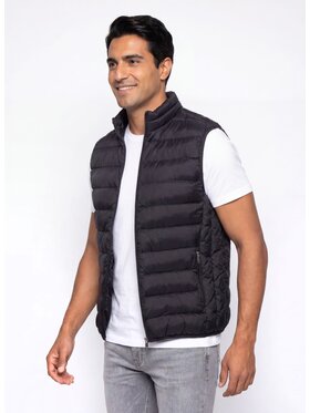 Pako Lorente Pako Lorente Kamizelka B000B-8X-002 Czarny Regular Fit