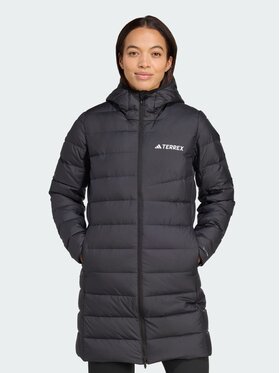 adidas adidas Kurtka puchowa Terrex Multi Light Down Hooded Parka 2.0 Czarny Regular Fit