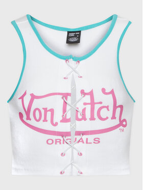 Von Dutch Von Dutch Top Sunny 6231058 Bijela Slim Fit