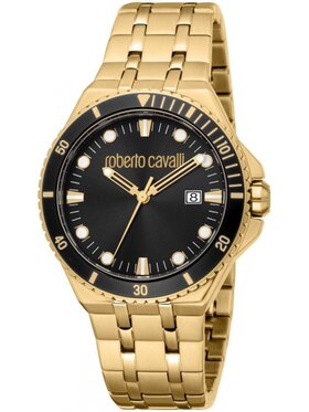 Roberto Cavalli Roberto Cavalli Zegarek RC5G149M0065 Złoty