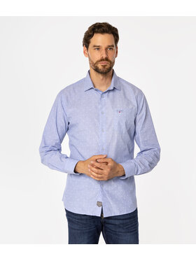 Lee Cooper Lee Cooper Koszula WINDSOR Niebieski Slim Fit