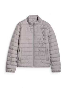 4F 4F Kurtka puchowa MIDSHOP TEXTILE Szary Regular Fit