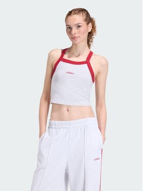 adidas adidas Top 158661 Szary Slim Fit