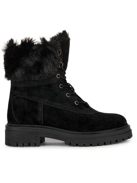 Geox Geox Polokozačky D Iridea D26HRT 022BH C9999 Černá