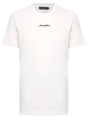 Dolce&Gabbana Dolce&Gabbana T-Shirt G8RN8Z G7NUB Λευκό Regular Fit