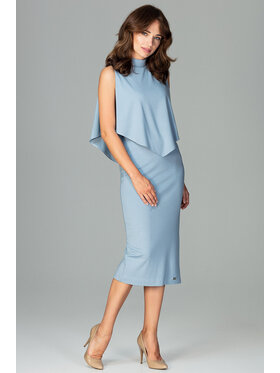 Lenitif Lenitif Šaty K480 Modrá Regular Fit