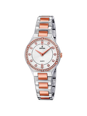 Festina Festina Zegarek F20226-3 Różowe złoto