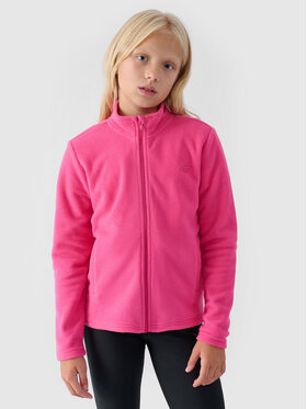 4F 4F Felpa di pile 4FJWMM00TFLEF261-55S Rosa Regular Fit