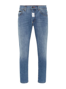 PHILIPP PLEIN PHILIPP PLEIN Džínsy 4045 Modrá Skinny Fit