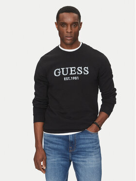 Guess Guess Sweatshirt M5GQ08 KCN01 Schwarz Regular Fit