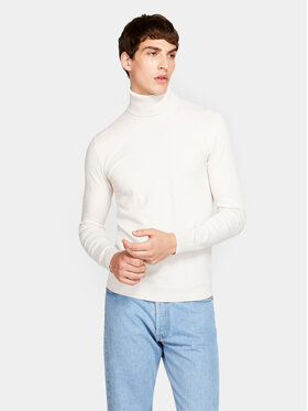 Sisley Sisley Rollkragenpullover 10F2S2244 Beige Slim Fit