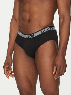 Guess Guess Sada 3 kusů slipů U5GG09 K6YW1 Černá