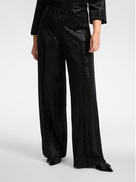 Elena Mirò Elena Mirò Spodnie materiałowe P064Z000141N033 Czarny Regular Fit