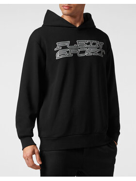 Plein Sport Plein Sport Bluza 2421 Czarny Regular Fit