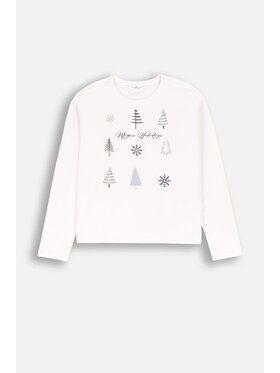 Coccodrillo Coccodrillo T-Shirt ZC4143106MER-003 Écru Regular Fit