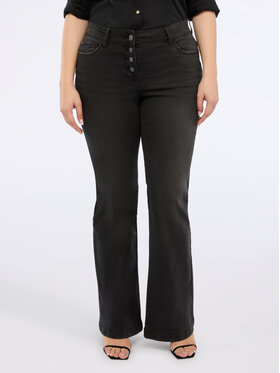 Fiorella Rubino Fiorella Rubino Jeans P402T104938N023 Grigio Flare Fit