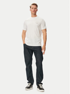 KARL LAGERFELD KARL LAGERFELD Tricou 755026 563224 Alb Regular Fit