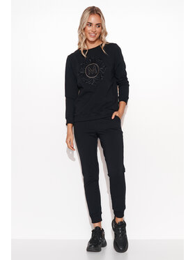 Makadamia Makadamia Komplet dresowy M738 Czarny Shaped Fit