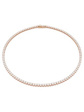 Swarovski Swarovski Naszyjnik Matrix Tennis 5764194 Różowe złoto