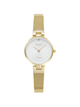 Obaku Obaku Zegarek V256SXGIMG Złoty