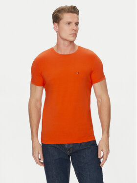 Tommy Hilfiger Tommy Hilfiger Tricou MW0MW10800 Portocaliu Slim Fit