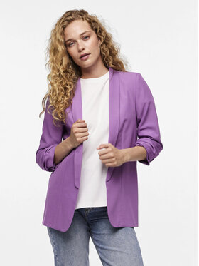 Pieces Pieces Marynarka Bosella 17090996 Fioletowy Regular Fit