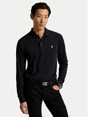 Polo Ralph Lauren Polo Ralph Lauren Тениска с яка и копчета 710955081505 Черен Slim Fit
