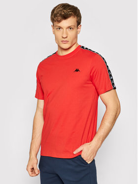 Kappa Kappa T-Shirt Ilyas 309001 Czerwony Regular Fit
