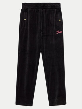 Guess Guess Долнище анцуг J4BQ13 KCH92 Черен Relaxed Fit