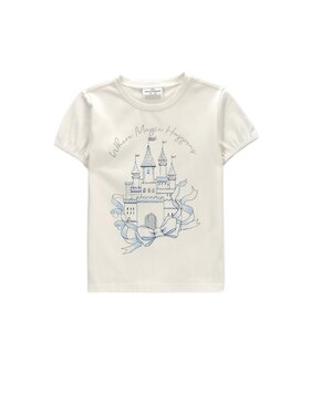 Coccodrillo Coccodrillo T-Shirt ZC6143201FGK-003 Krémová Regular Fit