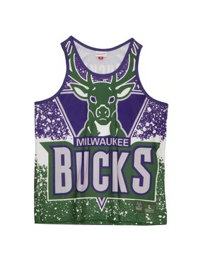 Mitchell & Ness Mitchell & Ness Koszulka plażowa NBA Milwaukee Bucks Tank Top Fioletowy Active Fit