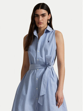 Polo Ralph Lauren Polo Ralph Lauren Haljina košulja 211906437006 Plava Regular Fit