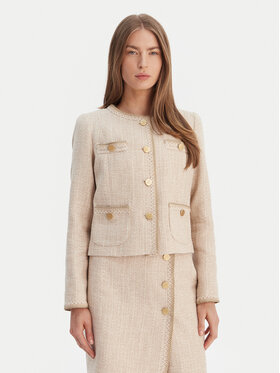 Luisa Spagnoli Luisa Spagnoli Marynarka Vasari 542790 Beżowy Regular Fit